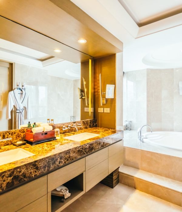 BANGKOK, THAILAND - AUGUST 12 2016: Beautiful luxury bathroom interior decoration in Hotel